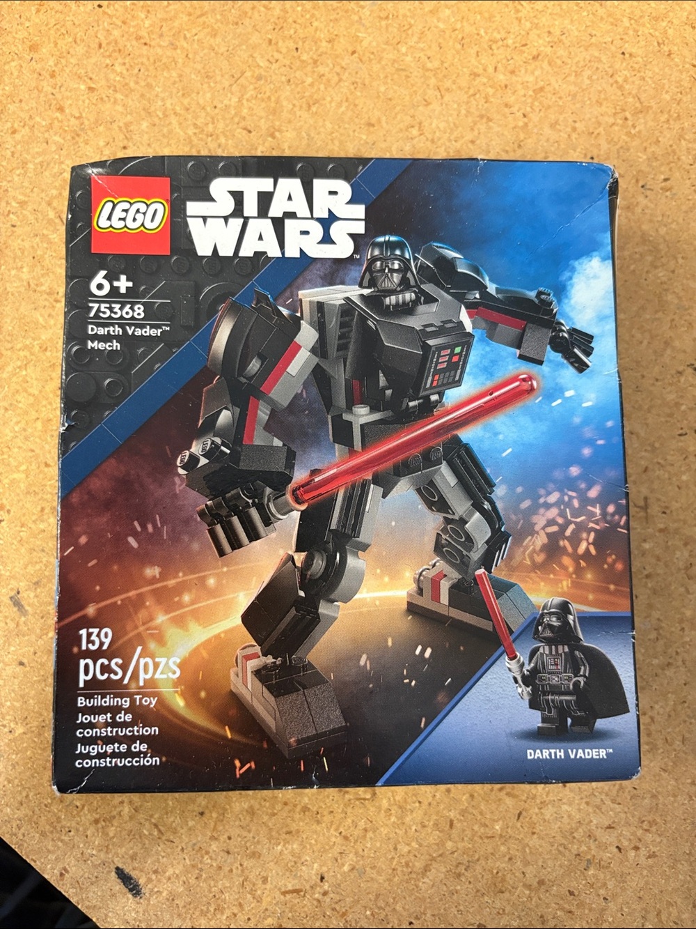 Lego 75368 darth vader  mech star wars NWT 139 pcs